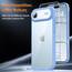 TAURI für iPhone Air Hülle 6,5" mit Panzer Schutz Glas Folie, Vollständiger Kameraschutz, [Anti-Vergilbung] Stoßfest Militärstandard Transparent Handyhülle für 17 Air - Sternenblau