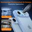 TAURI für iPhone Air Hülle 6,5" mit Panzer Schutz Glas Folie, Vollständiger Kameraschutz, [Anti-Vergilbung] Stoßfest Militärstandard Transparent Handyhülle für 17 Air - Sternenblau