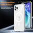 TAURI für iPhone 11 Pro Hülle 5,8" mit Panzer Schutz Glas Folie, Kompatibel mit MagSafe, Schutz nach Militärstandard, [Anti-Vergilbung] Stoßfest Magnetisch Handyhülle - Durchsichtig