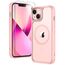 TAURI für iPhone 13/14 Hülle 6,1" mit Panzer Schutz Glas Folie, Kompatibel mit MagSafe, Schutz nach Militärstandard, [Anti-Vergilbung] Stoßfest Magnetisch Handyhülle - Rosa