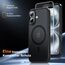 TAURI für iPhone 16 Plus Hülle 6,7" mit Panzer Schutz Glas Folie, Kompatibel mit MagSafe, Schutz nach Militärstandard, [Anti-Vergilbung] Stoßfest Magnetisch Handyhülle - Matt Schwarz