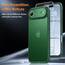 TAURI für iPhone Air Hülle 6,5" mit Panzer Schutz Glas Folie, Vollständiger Kameraschutz, [Anti-Vergilbung] Stoßfest Militärstandard Transparent Handyhülle für 17 Air - Matt Gebirgswaldgrün