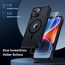 TAURI für iPhone 13/14 Hülle 6,1" mit Panzer Schutz Glas Folie, Kompatibel mit MagSafe, Schutz nach Militärstandard, [Anti-Vergilbung] Stoßfest Magnetisch Handyhülle - Schwarz