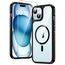 TAURI für iPhone 15 Hülle 6,1" mit Panzer Schutz Glas Folie, Kompatibel mit MagSafe, Schutz nach Militärstandard, [Anti-Vergilbung] Stoßfest Magnetisch Handyhülle - Schwarz
