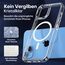 TAURI für iPhone 14 Plus Hülle 6,7" mit Panzer Schutz Glas Folie, Kompatibel mit MagSafe, Schutz nach Militärstandard, [Anti-Vergilbung] Stoßfest Magnetisch Handyhülle - Durchsichtig