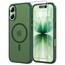 TAURI für iPhone 17 Hülle 6,3" mit Panzer Schutz Glas Folie, Kompatibel mit MagSafe, Schutz nach Militärstandard, [Anti-Vergilbung] Stoßfest Transparent Magnetisch Handyhülle - Matt Gebirgswaldgrün