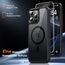 TAURI für iPhone 16 Pro Max Hülle 6,9" mit Panzer Schutz Glas Folie, Kompatibel mit MagSafe, Schutz nach Militärstandard, [Anti-Vergilbung] Stoßfest Magnetisch Handyhülle - Schwarz