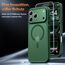 TAURI für iPhone 17 Pro Hülle 6,3" mit Panzer Schutz Glas Folie, Kompatibel mit MagSafe, Vollständiger Kameraschutz, Stoßfest Militärstandard Magnetisch Handyhülle - Matt Gebirgswaldgrün