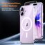 TAURI für iPhone 17 Hülle 6,3" mit Panzer Schutz Glas Folie, Kompatibel mit MagSafe, Schutz nach Militärstandard, [Anti-Vergilbung] Stoßfest Transparent Magnetisch Handyhülle - Durchsichtig