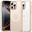 TAURI für iPhone 16 Pro Max Hülle 6,9" mit Panzer Schutz Glas Folie, Kompatibel mit MagSafe, Schutz nach Militärstandard, [Anti-Vergilbung] Stoßfest Magnetisch Handyhülle - Wüstensand