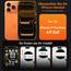 TAURI für iPhone 17 Pro Max Hülle 6,9" mit Panzer Schutz Glas Folie, Vollständiger Kameraschutz, [Anti-Vergilbung] Stoßfest Militärstandard Transparent Handyhülle - Matt Orange