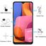 NEW'C 3 Stück für Samsung Galaxy A20S für Panzerglas, Frei von Kratzern, 9H Härte, HD Displayschutzfolie, 0.33mm Ultra-klar, Ultrabeständig