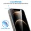JETech Schutzfolie für iPhone 12 Pro Max 6,7 Zoll, Panzer Schutz Gehärtetem Glas, 3 Stück