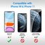 JETech Schutzfolie für iPhone 11 und iPhone XR 6,1 Zoll, Panzer Schutz Glas Folie Displayschutzfolie, 3 Stück