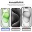 NEW'C für iPhone 15 für Panzerglas 6,1 Zoll (2 Stück) und 2 x Kamera Panzer Schutz für Kameraschutz (2 Stück) -Kratzfest -extrem widerstandsfähig -9H-Härteglas