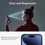 ESR für iPhone 15 Pro Display Sichtschutz, Anti Spy Displayschutz aus gehärtetem Glas, mikrogekrümmte Kanten, hüllenfreundlich, 3 Stück