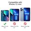 JETech Sichtschutz Full Screen für iPhone 13 mini 5,4 Zoll, Anti-Spy Panzer Schutz Glas Folie Schutzfolie, Kante zu Kante Displayschutz Hat Keinen Einfluss auf die Hülle, 2 Stück