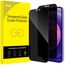 JETech Sichtschutz Full Screen für iPhone 12 mini 5,4 Zoll, Anti-Spy Panzer Schutz Glas Folie Schutzfolie, Kante zu Kante Displayschutz Hat Keinen Einfluss auf die Hülle, 2 Stück