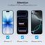 SPARIN für iPhone 17/17 Pro und iPhone 16 Pro für Panzerglas, 3 Stück Schutzfolie für iPhone 6.3 Zoll mit Montage Rahmen,9H Härte, Anti-Bläschen,HD Displayschutzfolie