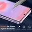 ivoler Nie Vergilbung Klar Hülle für Samsung Galaxy A37 5G mit Stoßfest Schutzecken,1 Handyhülle mit 3 Stück Panzer Schutz Glas, [Militärischer Schutz] Transparent Schutzhülle Dünn Case -Lila