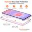 ivoler Nie Vergilbung Klar Hülle für Samsung Galaxy A37 5G mit Stoßfest Schutzecken,1 Handyhülle mit 3 Stück Panzer Schutz Glas, [Militärischer Schutz] Transparent Schutzhülle Dünn Case -Lila