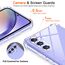 ivoler Klar Hülle für Samsung Galaxy A54 5G mit 3 Stück Panzer Schutz Glas, Dünne Weiche TPU Silikon Transparent Stoßfest Schutzhülle Durchsichtige Kratzfest Handyhülle Case Cover