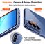 ivoler Nie Vergilbung HD Klar Hülle für Samsung Galaxy A17 4G / A17 5G, mit 2 Stück Panzer Schutz Glas, Militärischer Stoßfest Kratzfest Transparent Schutzhülle Dünn Durchsichtige Case - Dunkelblau