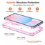 ivoler Nie Vergilbung Klar Hülle für Samsung Galaxy A56 5G mit Stoßfest Schutzecken, 1 Handyhülle mit 2 Stück Panzer Schutz Glas, [Militärischer Schutz] Transparent Schutzhülle Dünn Case - Rosa