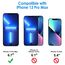 JETech Schutzfolie für iPhone 13 Pro Max 6,7 Zoll, Gehärtete Glas Displayschutz mit Einfachem Installationswerkzeug, Hat Keinen Einfluss auf die Hülle, HD Klar, 2 Stück