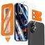 QHOHQ 3 Stück für iPhone 17 für Panzerglas mit 1 Satz Kameraschutz, Top 9H+ Härte Glas Folie, 1-Sekunden Auto-Install, Anti-Kratzer, Anti-Fingerabdruck, Kompatibel mit Hülle