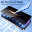 JETech Sichtschutz Full Screen für iPhone 15 Pro Max 6,7 Zoll, Schwarzer Rand Anti-Spy Panzer Schutz Glas Folie mit Einfacher Installationswerkzeug, Hülle-Freundlich, 2 Stück