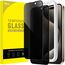 JETech Sichtschutz Full Screen für iPhone 15 Pro Max 6,7 Zoll, Schwarzer Rand Anti-Spy Panzer Schutz Glas Folie mit Einfacher Installationswerkzeug, Hülle-Freundlich, 2 Stück
