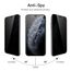 JETech Sichtschutz Full Screen für iPhone 11 Pro Max/XS Max 6,5 Zoll, Anti-Spy Panzer Schutz Glas Folie Schutzfolie, Kante zu Kante Displayschutz Hat Keinen Einfluss auf die Hülle, 2 Stück