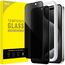 JETech Sichtschutz Full Screen für iPhone 15 Pro 6,1 Zoll, Schwarzer Rand Anti-Spy Panzer Schutz Glas Folie mit Einfacher Installationswerkzeug, Hülle-Freundlich, 2 Stück