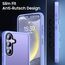 UniqueMe für Samsung Galaxy S24 Hülle, 5-in-1-Set Handyhülle für Samsung Galaxy S24 Case Rundumschutz Schutzhülle Cover,1 Handyhülle & 2 Schutzfolie & 2 Kameraschutz - Matt Lila