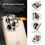 ivoler 3+3 Stück Panzer Schutz Glas für iPhone 16 Pro Max, 3 Stücke Schutzfolie Mit 3 Stück Kameraschutz und Positionierhilfe, 9H Härte, HD Klar, Anti-Kratz, Anti-Bläschen