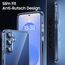 UniqueMe für Samsung Galaxy S25 Hülle - Handyhülle für Samsung S25 Case, 5 in 1 Set Rundumschutz Schutzhülle Cover,1 Handyhülle & 2 Schutzfolie & 2 Kameraschutz - Transparent