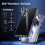 UniqueMe für Samsung Galaxy S24 Hülle, 5-in-1-Set Handyhülle für Samsung S24 Case Rundumschutz Schutzhülle Cover,1 Handyhülle & 2 Schutzfolie & 2 Kameraschutz - Transparent