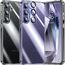 UniqueMe für Samsung Galaxy S24 Hülle, 5-in-1-Set Handyhülle für Samsung S24 Case Rundumschutz Schutzhülle Cover,1 Handyhülle & 2 Schutzfolie & 2 Kameraschutz - Transparent