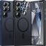 UniqueMe für Samsung Galaxy S24 Ultra Hülle, 5-in-1-Set Handyhülle für Samsung Galaxy S24 Ultra Case Rundumschutz Schutzhülle Cover,1 Handyhülle & 2 Schutzfolie & 2 Kameraschutz - Matt Schwarz