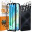 QsmQam 3 Stück Panzer Schutz Glas für Samsung Galaxy A16 4G/5G und 3 Stück Kameraschutz, 9H Härte Panzer folie Schutzfolie, HD Displayschutz Folie, Anti-Kratzer, Bläschenfrei