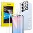 SPARIN für Samsung Galaxy S24 FE Panzer Schutz Glas, mit Positionierhilfe, HD-klar Schutzglas und Kameraschutz für Samsung S24 FE, 6,7 Zoll, Anti-Kratz & Blasen