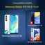 QsmQam 3 Stück Panzer Schutz Glas für Samsung Galaxy A16 4G/5G und 3 Stück Kameraschutz, 9H Härte Panzer folie Schutzfolie, HD Displayschutz Folie, Anti-Kratzer, Bläschenfrei