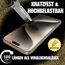 XeloTech Premium-Schutzglas für iPhone 15 Pro - Neue Antistaub-Schablone mit automatischer Ausrichtung, 2 Gläser - Extra Hart härter als 9H