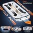 Tentoki sichtschutz für panzerglas iPhone 13 Pro Max / 14 Plus 6,7'', Schutzfolie kompatibel mit Face ID, 25°Anti-Spionage 9H Schutz Glas [Ultra Privatsphäre][Auto Dust-Elimination][HD-Klar] 2 Stück
