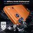 WSKEN für iPhone 17 Pro Max/iPhone 17 Pro Kameraschutz - 9H Härte Kratzfest Blasenfrei, HD Gehärtetes Kamera Metallglas Panzer Schutz Glas Displayschutz Folie,Handyhülle Freundlich,Cosmic Orange