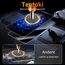 Tentoki sichtschutz für panzerglas iPhone 15 Pro 6,1 Zoll, Schutzfolie kompatibel mit Face ID, 25° Anti-Spionage 9H Schutz Glas [Auto Dust-Elimination][Ultra-Privatsphäre][HD klar][Blasenfrei] 2 Stück