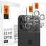Spigen GLAStR EZ-Fit Optik PRO Kameralinsen-Displayschutzfolie für iPhone 15 Pro Max und iPhone 15 Pro | iPhone 14 Pro Max/iPhone 14 Pro – kristallklar [2 Stück]