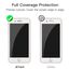 JETech Full Screen Schutzfolie für iPhone SE 3 (2022)/SE 2 (2020)/8/7 4,7 Zoll, Weißer Rand Panzer Schutz Glas Folie Displayschutz mit Einfaches Installationswerkzeug, HD Klar, 3 Stück (Weiß)
