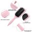 Longyier Lockenbürste, Locken mit Zinken definieren Stylingbürste, zum Kämmen und Formen von Männer- und Frauenlocken, um Ziehen und Lockenablösung zu reduzieren (Rosa)